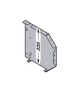 1.24 - Hörmann RollMatic Seitenverkleidung rechts, Konsolenhöhe 335 mm