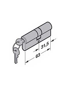 2.12 - Hörmann RollMatic Profilzylinder 31,5 + 31,5 mm