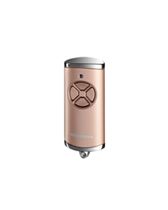 Hörmann Handsender HSE 4 BS 868 MHz Roségold mit Kappen in Chromoptik