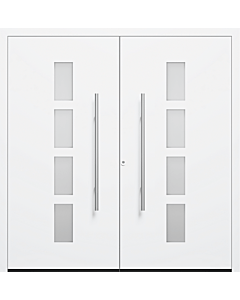 Hörmann Aluminium Haustür TopComfort Portal Motiv 501, 2-flügelig