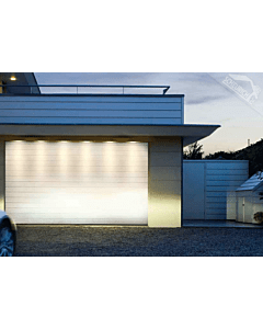 Novoferm LED Beleuchtungs-KIT. Zur platzsparenden Montage unter dem Garagensturz (Anwendungsbeispiel an Tortyp mit S-Sicke)