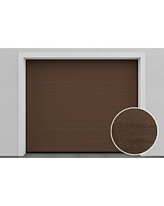 DoorHan Garagentor DIY, M-Line, Woodgrain, RAL 8014 - Sepiabraun
