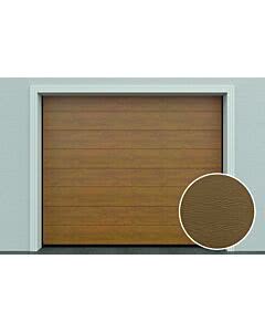 DoorHan Garagen-Sektionaltor DIY, M-Line, Woodgrain, Golden Oak