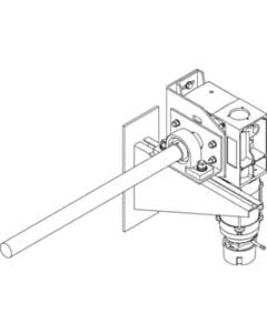 Marantec Drehmomentstütze für Rolltorantriebe MDF 70 bei senkrechter Montage