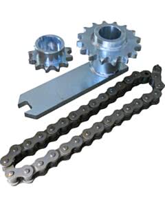 Marantec OP100 Kettenarm für Öffnungswinkel > 100°, max. 3 m Flügellänge 