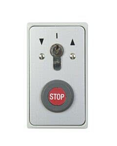 Marantec S-APZ 2-2T/1 Schlüsselschalter Aufputz 2-seitig tastend/rastend mit Stopptaste
