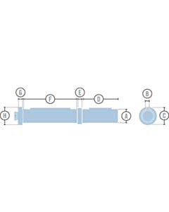 Marantec SZ 60/70 Steckzapfen 60/70 mm für KD 70