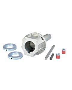 Marantec WA-S 25,4/31,75 N Steckwelle 25,4 mm mit Anflanschadapter 31,75 mm mit Nut 
