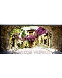 Garagentorplane Mediterraner Hof