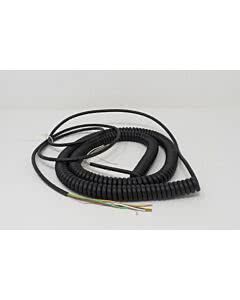 Meißner Spiralkabel 4 x 0,5 mm² schwarz, Wendellänge 1000 mm für Rolltore (Aussenroller)