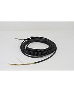Spiralkabel 4 x 0,5 mm² schwarz, Wendellänge 750 mm für Rolltore