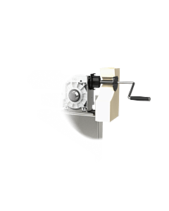Meißner Nothandkurbel ø 12 mm, für NHK stirnseitig L= 815 mm