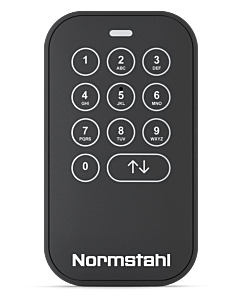 Normstahl Funkcodetaster 4-Befehl 868 MHz, anthrazitgrau