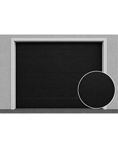 DoorHan Sektionaltor DIY, M-Line, Glatt, RAL 9005-SG - optional mit Elektro Torantrieb