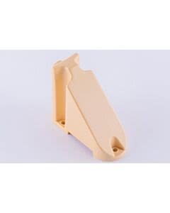 Rundum Meir Anschraubklotz Kunststoff T-Schiene, beige