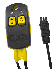 Universal Einstellkabel für Rollläden und Rolltore mit Rohrmotor 230 V, Abbildung beispielhaft, Leihartikel an Fachpersonal