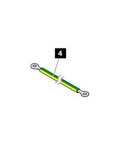 4. Sommer Litze, gelb/grün H07V-K;1,5 mm²; Länge 230 mm, RUNner