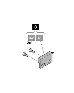 8. Sommer Reedsensor, Flachgehäuse, Stecker gelb, inkl. 2 Schrauben, RUNner
