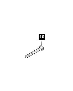 10. Sommer Schraube, Sechskantkopf mit Schaft M6x50, RUNner