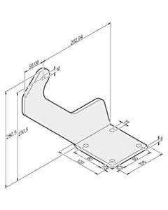 Sommer Torpfostenbeschlag 203/230,5 L