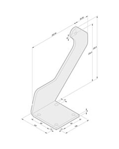 Sommer Torpfostenbeschlag 203/230,5 R