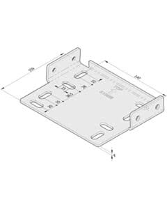 Sommer Wandbeschlag groß, twist AM