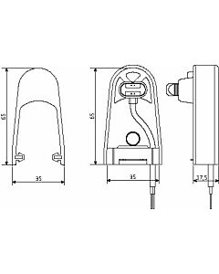 Sommer Sicherheitskontaktleiste elektrisch 8,2 kOhm (H 65 mm)