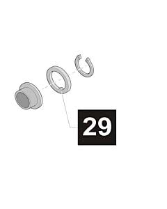 29. Sommer Anlaufscheibe 2 x 32 (Edelstahl), twist 200, 200 E (TORANTRIEBE)