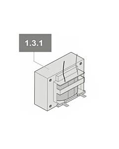 1.3.1 Sommer Trafo EI-Kern, 230V/24V, 100VA duo vision 500 + 650 (TORANTRIEBE)