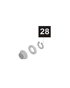 28. Sommer Sicherungsring für Welle 15 mm, twist 200, 200 E (TORANTRIEBE)