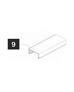 9. Sommer C-Schiene komplett, Bew.-Hub 2600 mm; 1x Überschubteil 500 mm + 2x C-Schiene 1602 mm, Marathon 550 SL (TORANTRIEBE)