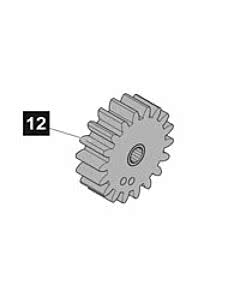 12. Sommer Zahnradmodul 4 montiert inkl. Sicherungsring Welle, SP 900