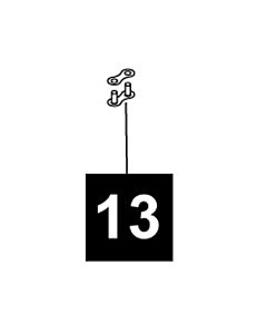 13. Sommer Kettenschloss (VPE 5 Stück), sprint evolution