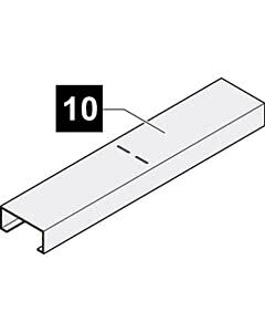 10. Sommer Überschubteil für C-Schiene (verzinkt), sprint evolution