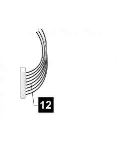 12. Sommer Litze 0,75 mm ² x 200 mm, blau, starglider 300/E