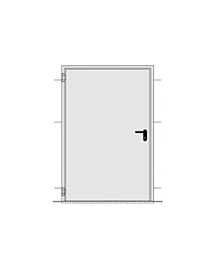 1x Teckentrup T30-1 Tür FSA-62 RC2  Bezeichnung T30-1 Tür FSA-62 Baurichtmaßbreite 875 mm Baurichtmaßhöhe 2000 mm Einzelstück