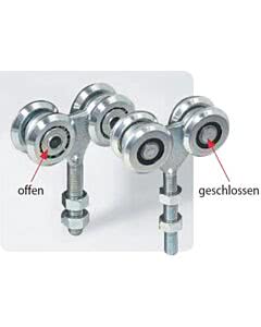 Tousek Rollenapparat R45-4, vierrädrig, verzinkt