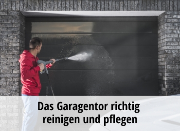 Garagentore reinigen & pflegen