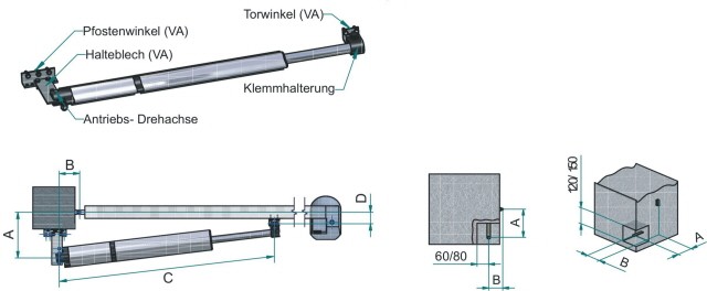 BelFox Drehtorantrieb Jupiter-E technische Daten