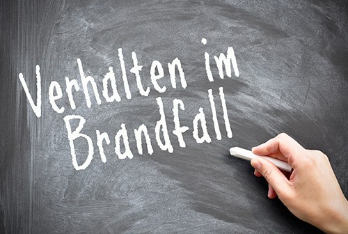 Verhalten im Brandfall