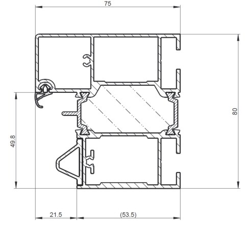 MZ Thermo Plus 011 Alu-Zarge Profil A4