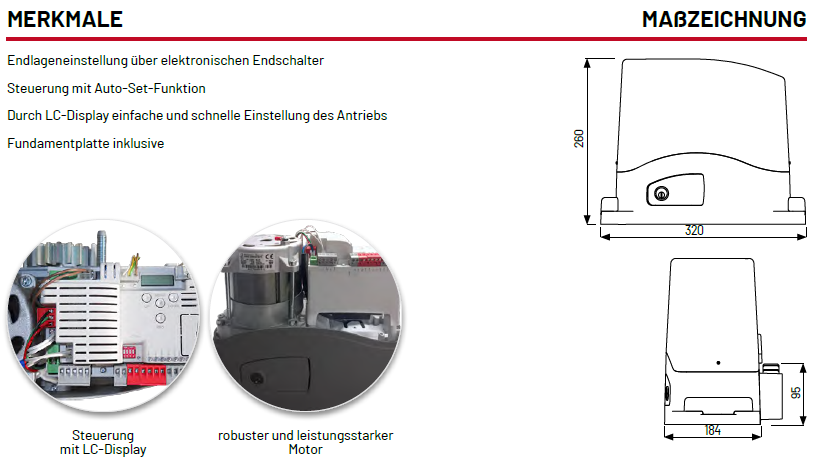 Marantec Comfort TU Maße